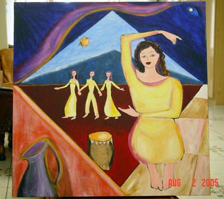 Listening to the dance