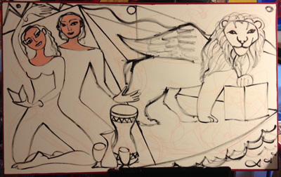 sheltered in the desert