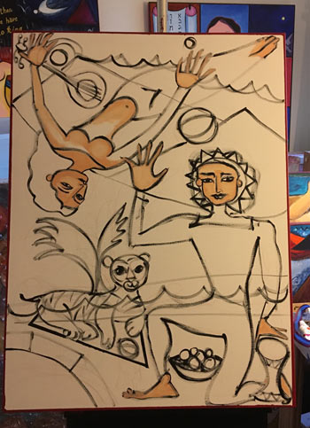 spinning into control outline